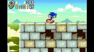 Sonic Advance - Angel Island 2 Sonic: 1:08:97 (Speed Run)
