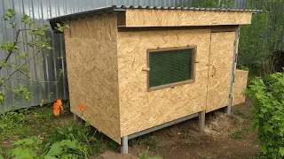 Do-it-yourself chicken coop at the summer cottage !!! How to build a chicken coop!