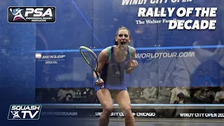 TOP 10 WOMEN'S SQUASH RALLIES OF THE DECADE