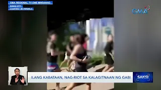 Ilang kabataan, nag-riot sa kalagitnaan ng gabi | Saksi