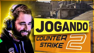 MEU PRIMEIRO JOGO NO COUNTER STRIKE 2!