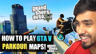 how to play gta 5 online parkour race | how to play pakour in gta v