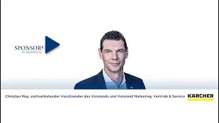 SPONSORs im Gespräch mit Christian May, Vorstand Marketing, Vertrieb & Service bei Kärcher