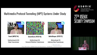 USENIX Security '18 - Effective Detection of Multimedia Protocol Tunneling using Machine Learning