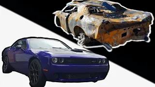 BUILDING A BURNT HELLCAT In MINUTES!