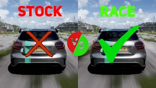 Forza Horizon 5 - Mercedes AMG A45 SOUND - STOCK vs RACE EXHAUST