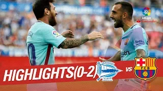 Highlights Deportivo Alaves vs FC Barcelona (0-0)