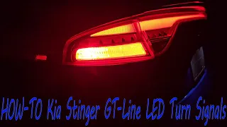 HOW-TO Kia Stinger GT-Line LED Turn Signals