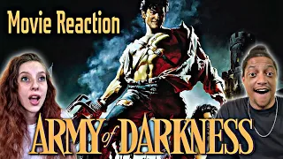 ARMY OF DARKNESS (1992) | Movie Reaction | Her First Time Watching | ASH IS THE GOAT | Comedy 😱🤯