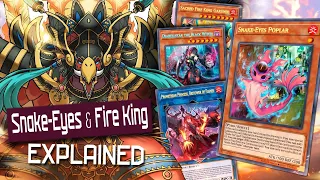 NEW TIER ZERO?!  - YU-GI-OH SNAKE-EYES + FIRE KING DECK EXPLAINED! Ft @Paktcg  (How To Play)