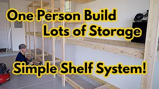 How to build simple Garage Storage Shelves