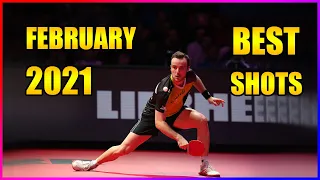 Best table tennis points of February 2021 [HD]