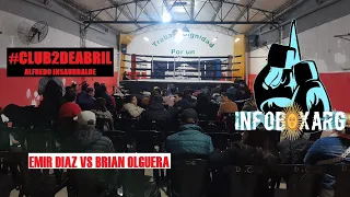 EMIR DIAZ VS BRIAN OLGUERA, CLUB 2 DE ABRIL, PACHECO, 12/5/2023.