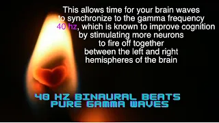 40 Hz Binaural Beats Pure Gamma Waves | Focus and Concentration