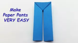 How to Make Paper Pants - Easy Origami Crafts - Best Paper Pant making tutorial