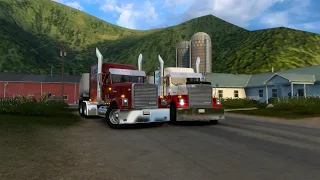 INTERNATIONAL 9300I |  Hauling white sand | MOUNTAIN ROAD