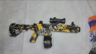 Gel Toy Nation Gel Blaster Yellow Bravo unboxing.