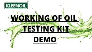 Oil Testing Kit Demo