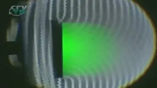 Experiments in physics. Diffraction of waves on an obstacle