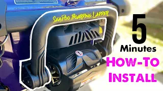 How To Install Sea-Doo Boarding Ladder on 2021 Sea-Doo RXP-X 300