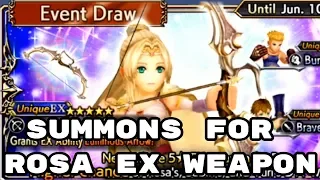 Summons for Rosa EX Weapon - DFFOO] - Dissidia Final Fantasy: Opera Omnia