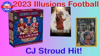 2023 Illusions Football Mega Box Review - Huge SP CJ Hit!