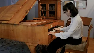 Clara Schumann 4 Fugitive Pieces, Op.15 No.4 - Scherzo on her 1827 Stein Piano | Tiffany Poon