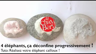 Tuto: Réalisez votre famille éléphant avec des cailloux !