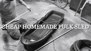 Cheap Homemade Pulk Sled