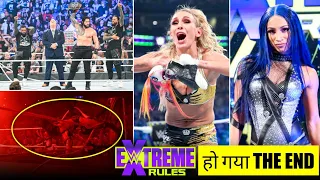 STREAK END ! Rope Break* Roman Vs Balor, Sasha Banks RETURNS - Extreme Rules 2021 Full Highlights