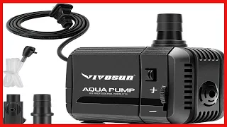 VIVOSUN 210GPH Submersible Pump(800L/H, 8W), Ultra Quiet Water Pump with 3.3ft High Lift, Fountain