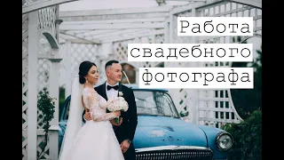 Работа свадебного фотографа. Бэкстейдж со съемки свадьбы в Москве.