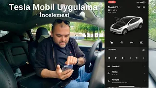 Tesla Mobil Uygulama İncelemesi | Tesla App