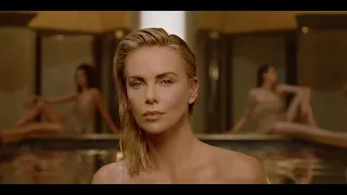 Charlize Theron walking naked out of a pool is what female empowerment looks like in Dior's world