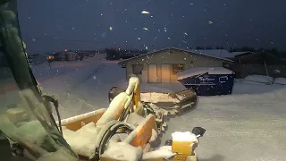 Snow plowing northen norway