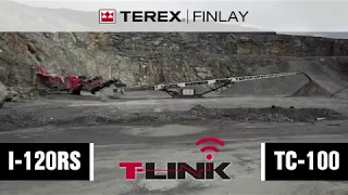 Terex Finlay I-120RS impact crusher & TC-100 Conveyor