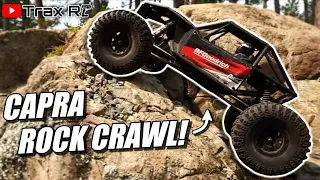 Axial Capra CRAWL MONTAGE! | RC Rock Crawler on HUGE ROCKS!