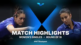 Batra Manika vs Giorgia Piccolin | WTT Contender Budapest 2021 (R16)