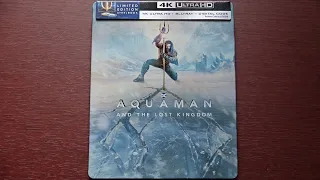 AQUAMAN and The Lost Kingdom 4K Ultra HD Blu-ray Unboxing (SteelBook)