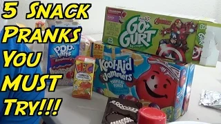 5 Snack Pranks You Can Do On Friends - HOW TO PRANK (Evil Booby Traps) | Nextraker