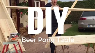 DIY Beer Pong Table (Fabrication d'une table de beer Pong)