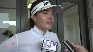 Hannah Green after her final round at the 2018 ISPS Handa Women's Australian Open