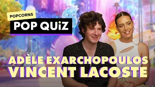 Adèle Exarchopoulos & Vincent Lacoste - L'interview Pop Quiz 🍿