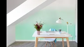 DIY Ombréwall - Wandgestaltung mit Farbverlauf