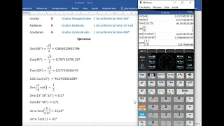 Funciones Trigonométricas e Inversos en la calculadora HP PRIME