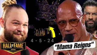 BRAY WYATT NOT GOING INTO WWE HALL OF FAME? THE ROCK SAYS “MAMA REIGNS”! HUGE WWE NEWS