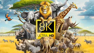 ANIMAL ENCOUNTERS: The Wildest African Animals 60FPS 8K ULTRA HD