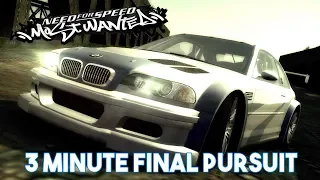 3 Minute FINAL Pursuit! - NFSMW 2005