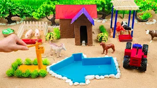 DIY Cow Shed House of Animals Pig Barn – Cow Barn | Mini Hand Pump #2