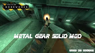 MGS Boneworks Mod Features Overview - It's Release Time